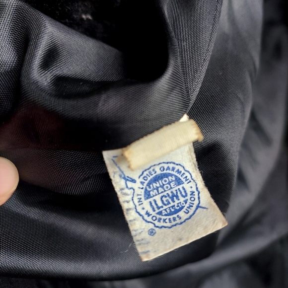 Stunning Faux Fur Mod 60s Pea Coat - Picture 10 of 10